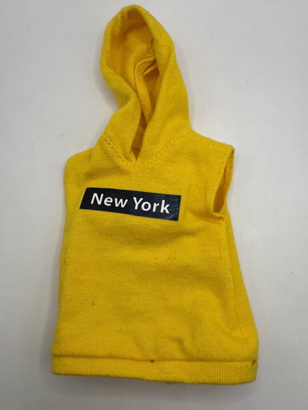 Mattel Barbie Ken Doll Yellow New York Sleeveless Hoodie Fashionistas 131